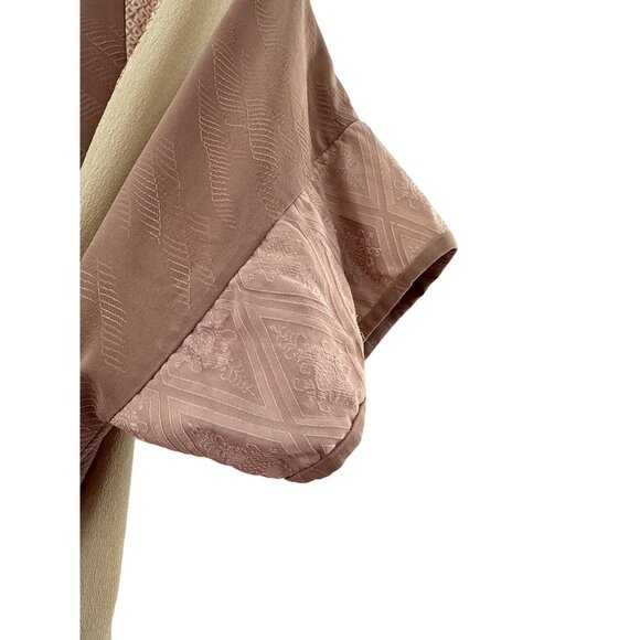 Wabi Sabi‎ Wares Vintage Floral Kimono Cardigan Short Sleeves & Open Front Large - Picture 4 of 7